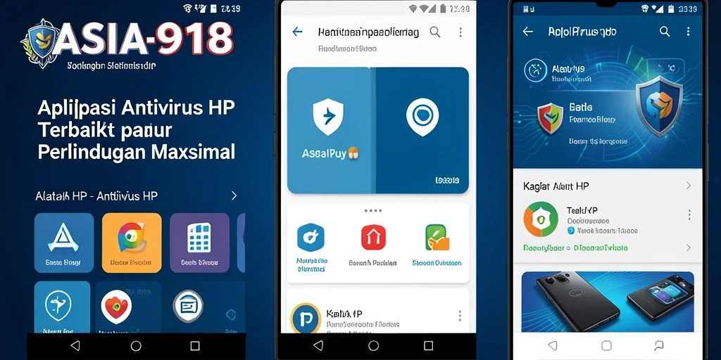 Antarmuka intuitif ASIA918 dengan fungsi perlindungan antivirus yang optimal.
