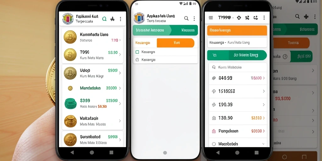 Tampilan antarmuka T9999 yang intuitif dan informatif.