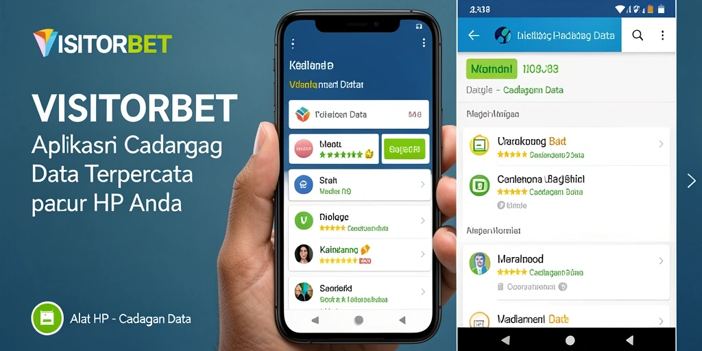 Tampilan antarmuka VISITORBET untuk cadangan data yang efisien dan menarik.
