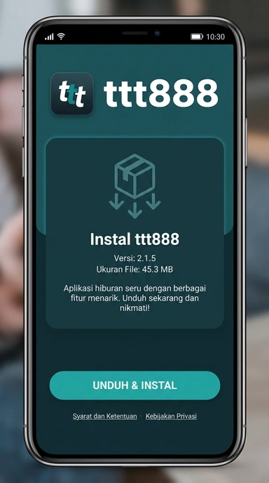Tampilan halaman APK ttt888